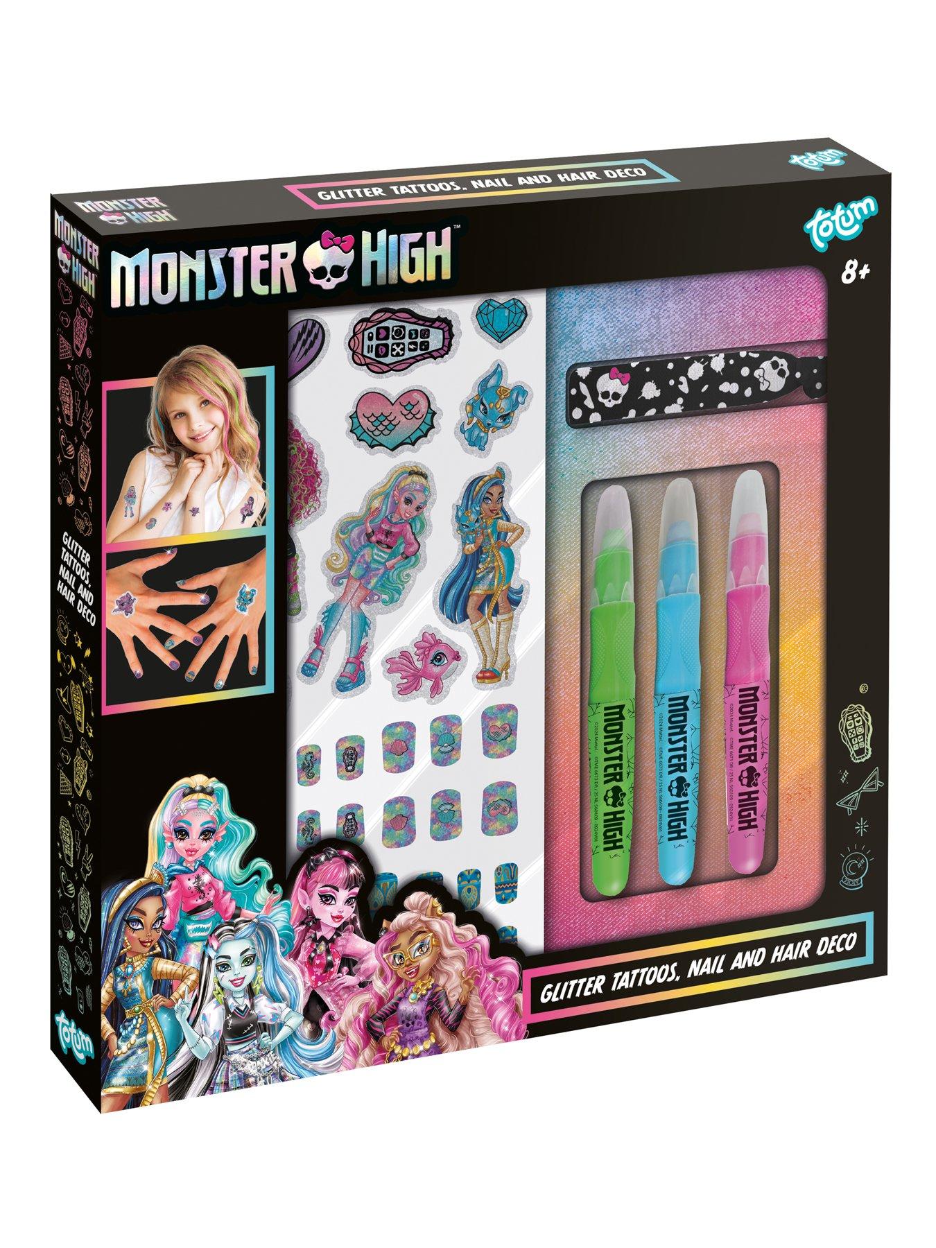Image 2 of 3 of Monster High Glitter Tattoos, Nail &amp; Hair Set