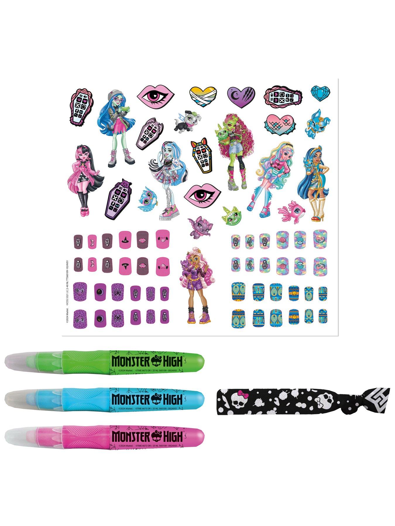 Image 3 of 3 of Monster High Glitter Tattoos, Nail &amp; Hair Set