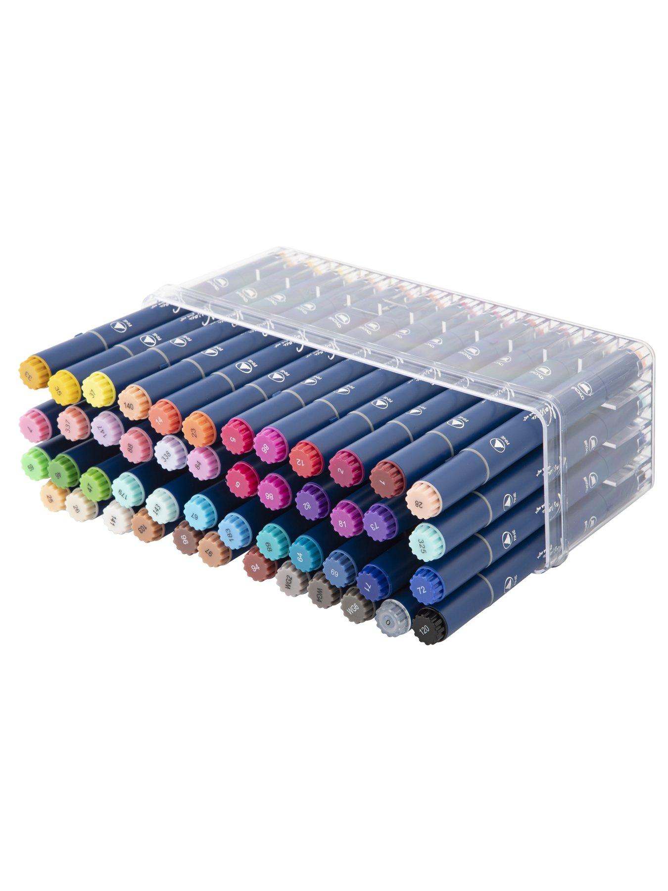 Image 3 of 7 of Round dual markers, 48 pcs in transparent box