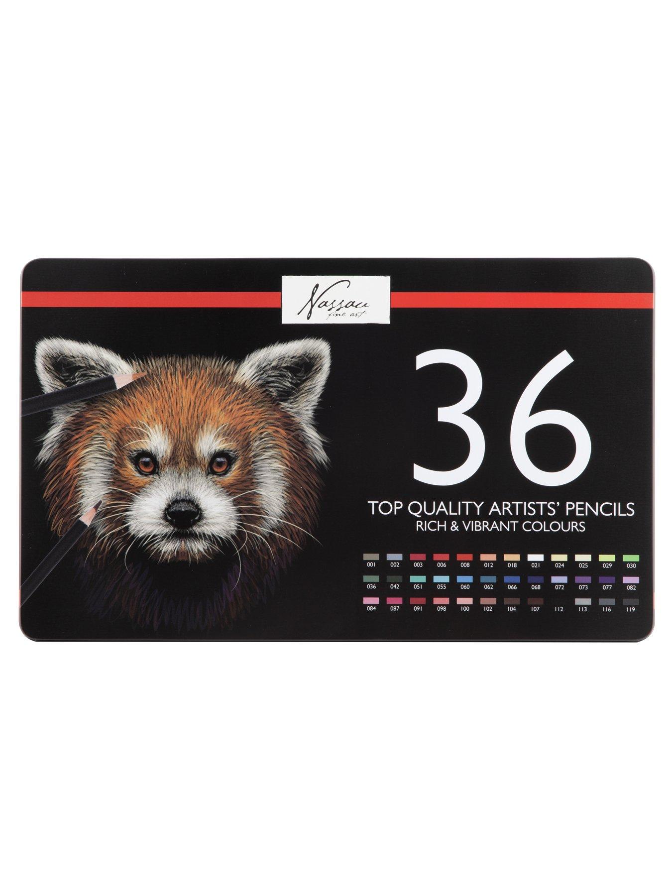 Image 2 of 3 of Coloured pencils, 36 pcs in tin box
