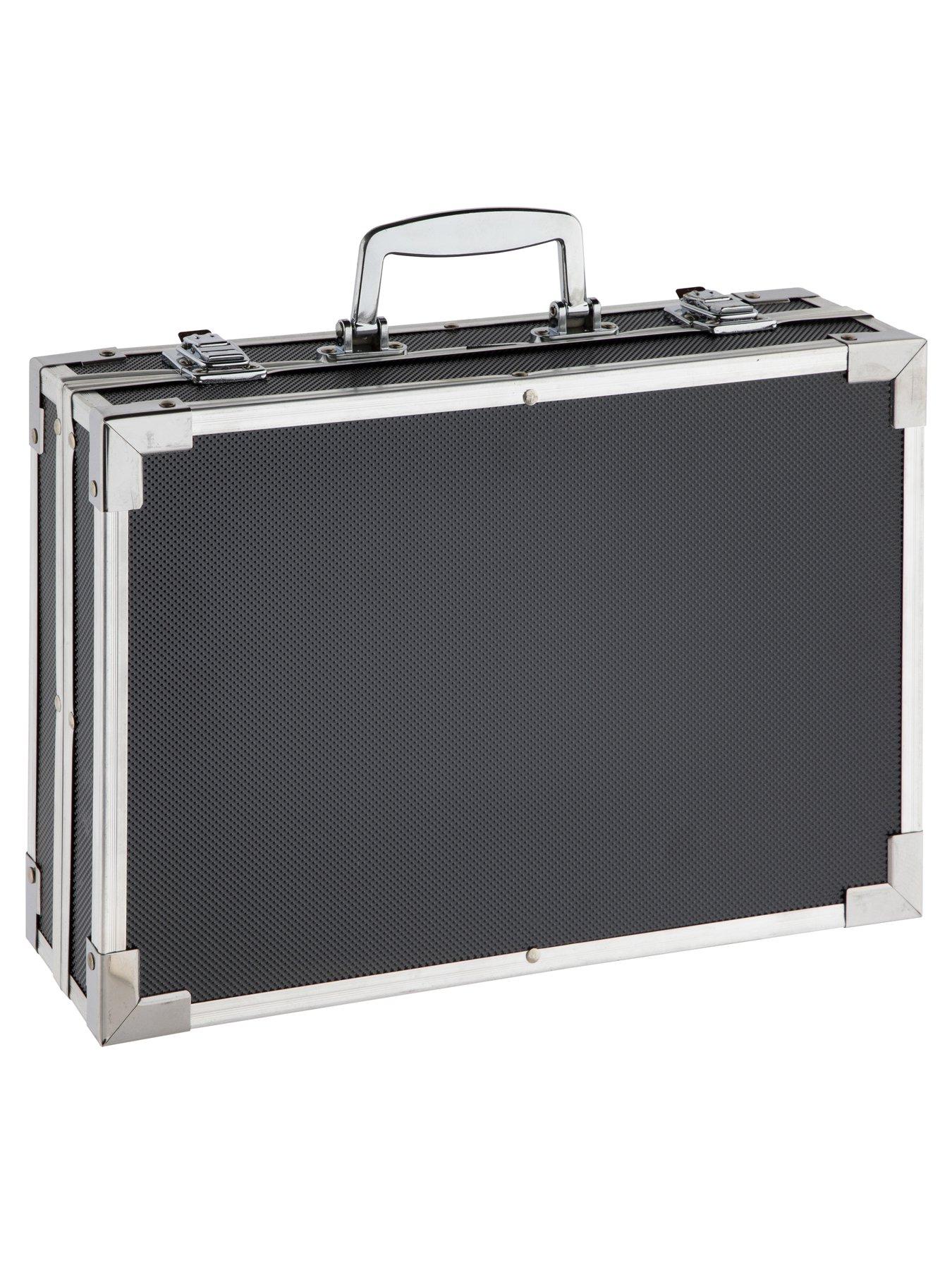 Image 6 of 6 of Art Set -&nbsp;145 Piece&nbsp;in a&nbsp;Metal Black&nbsp;Carrying Case - 34x23cm