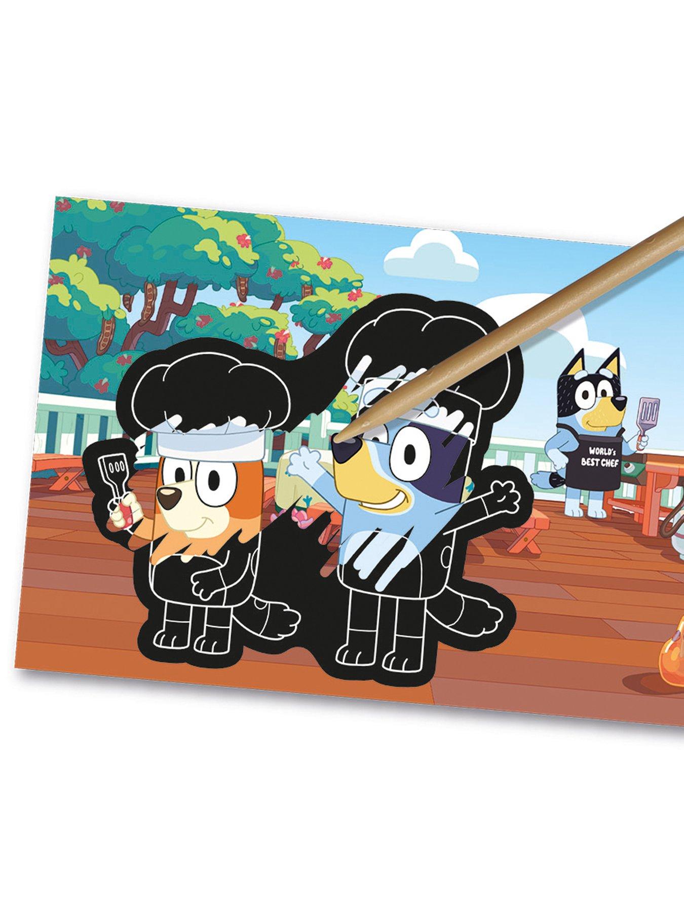 Image 3 of 5 of Bluey Scratchbook with 10 Scratch Cards &amp; Tool