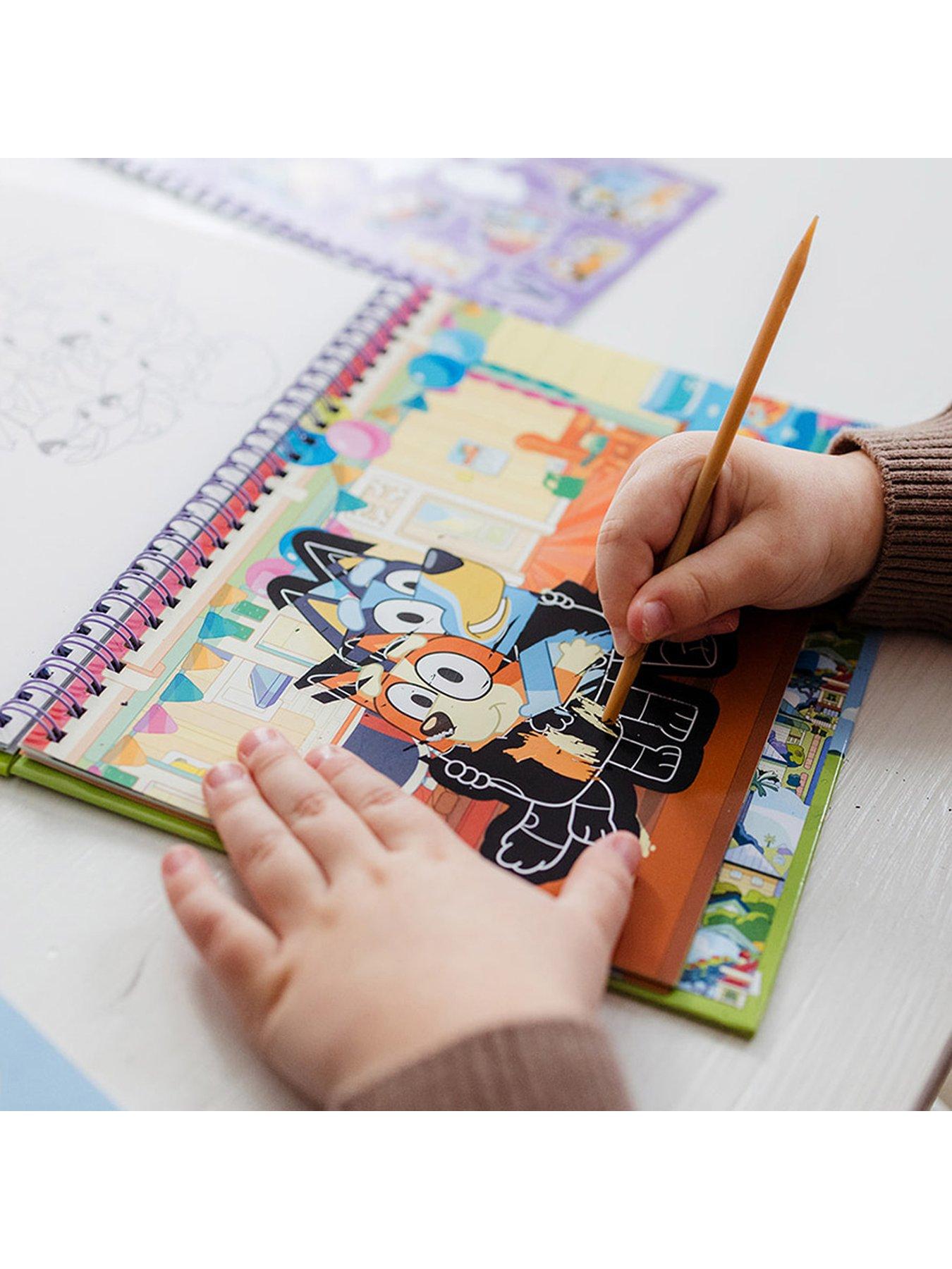 Image 5 of 5 of Bluey Scratchbook with 10 Scratch Cards &amp; Tool