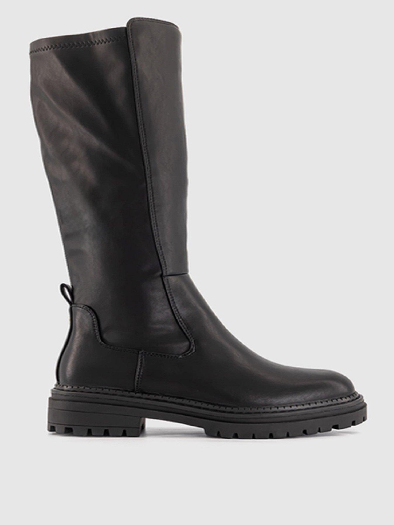 undefined Kaci Chunky Knee High Boot - Black