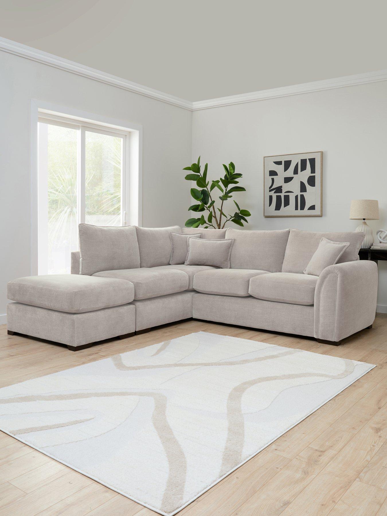The Very Collection Carmen Left Hand Chaise With Footstool - FSC® Certified