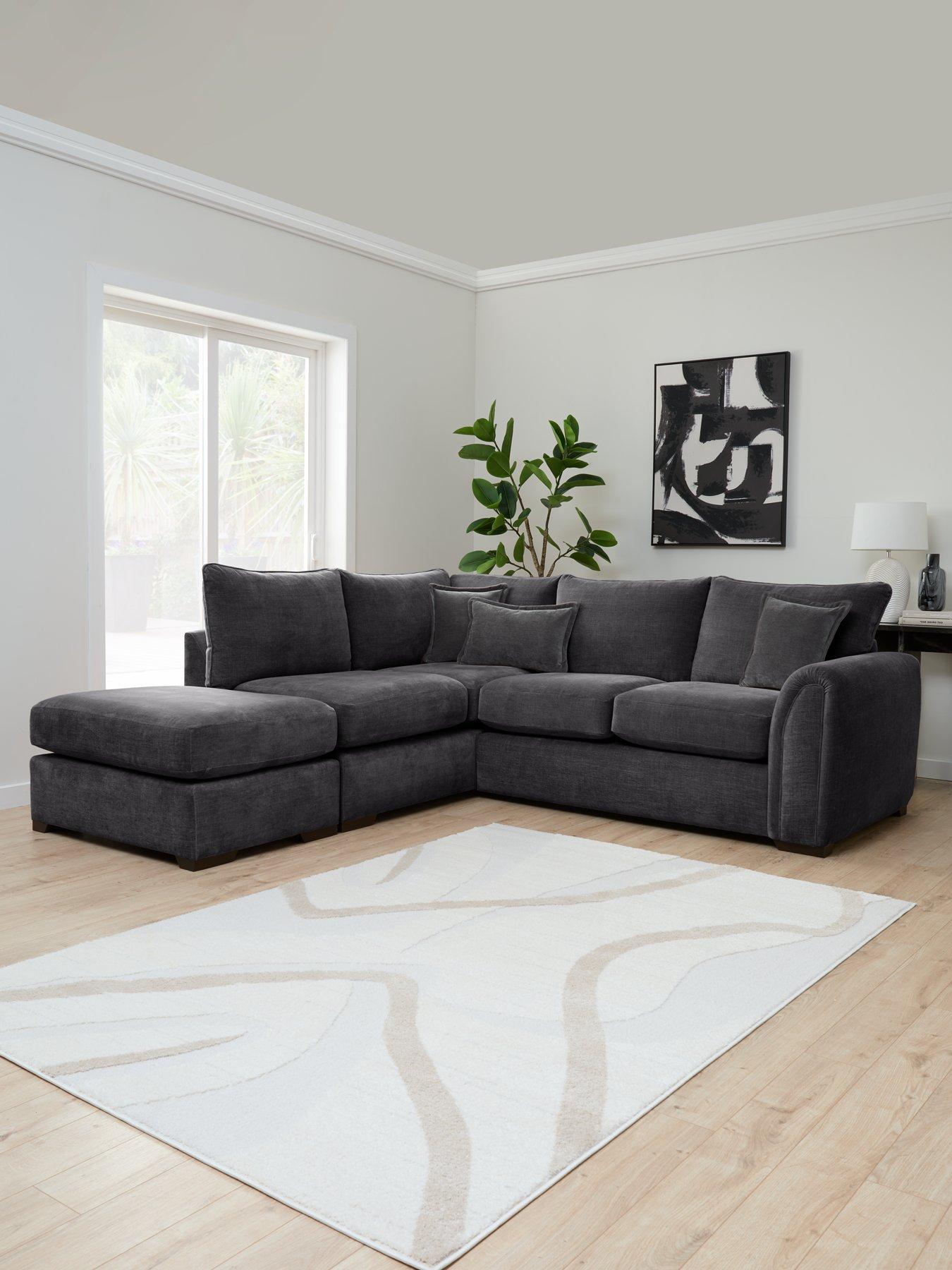 The Very Collection Carmen Left Hand Chaise With Footstool - FSC® Certified