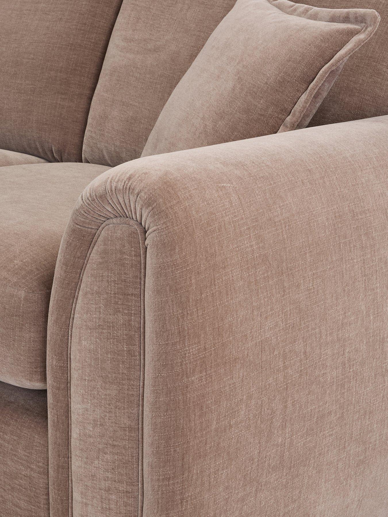 Image 5 of 7 of Very Home Carmen Right Hand Chaise With Footstool