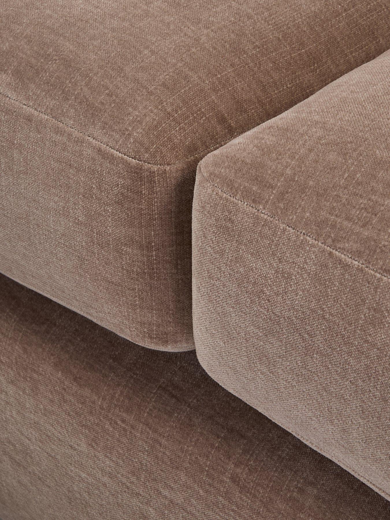 Image 7 of 7 of Very Home Carmen Right Hand Chaise With Footstool