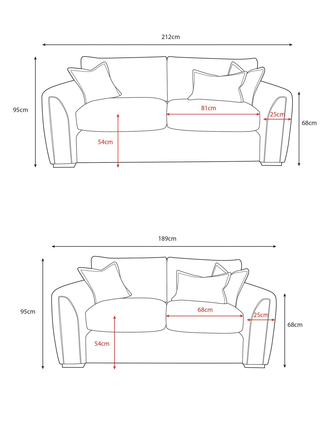 Image 7 of 7 of The Very Collection Carmen 3 Seater&nbsp;+ 2 Seater Sofa Set (Buy &amp; SAVE!)&nbsp;- FSC&reg; Certified&nbsp;- Made to Order in the UK