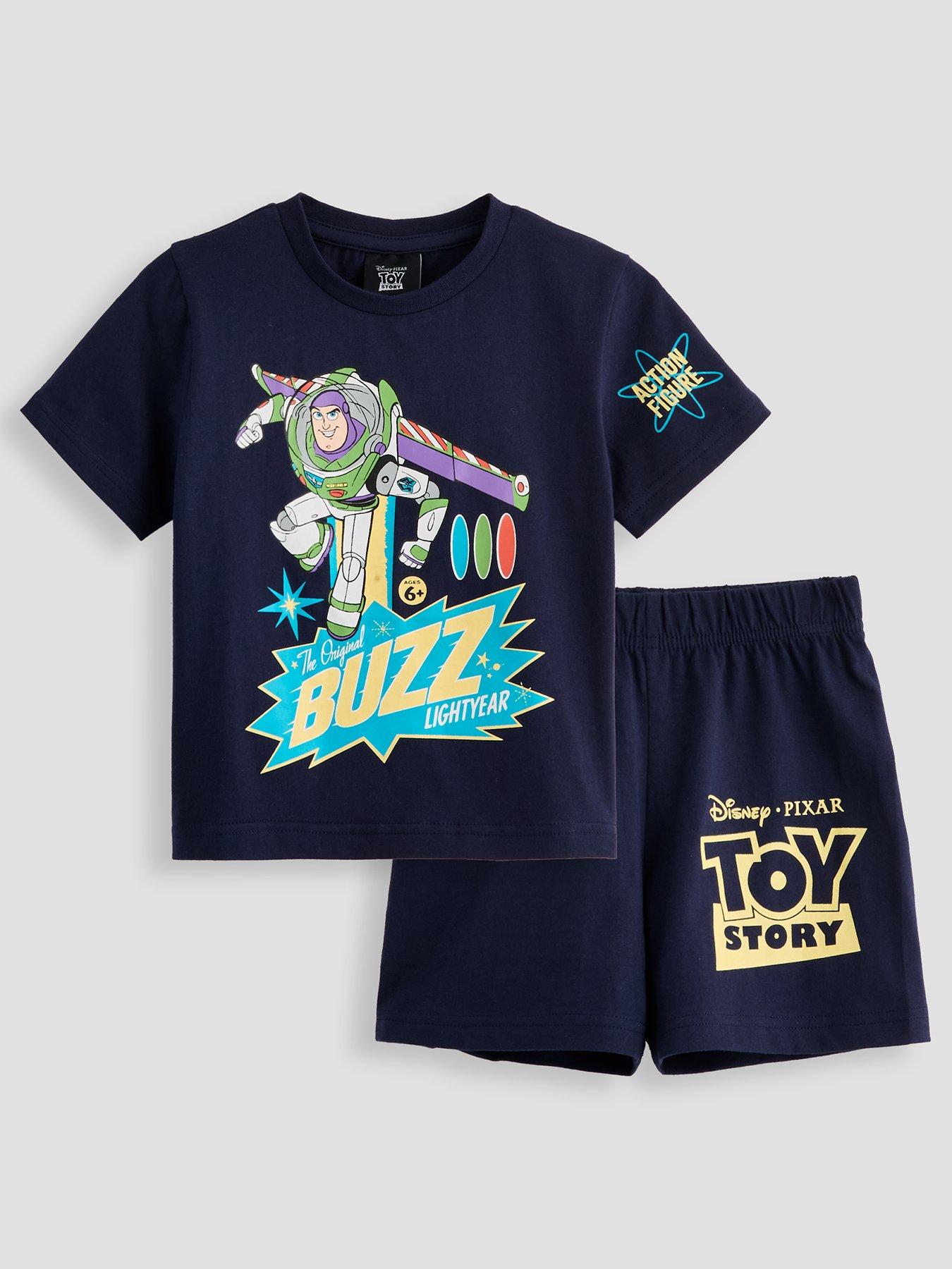 Image 1 of 5 of The Very Collection Buzz Lightyear Shortie Pyjama Set - Navy
