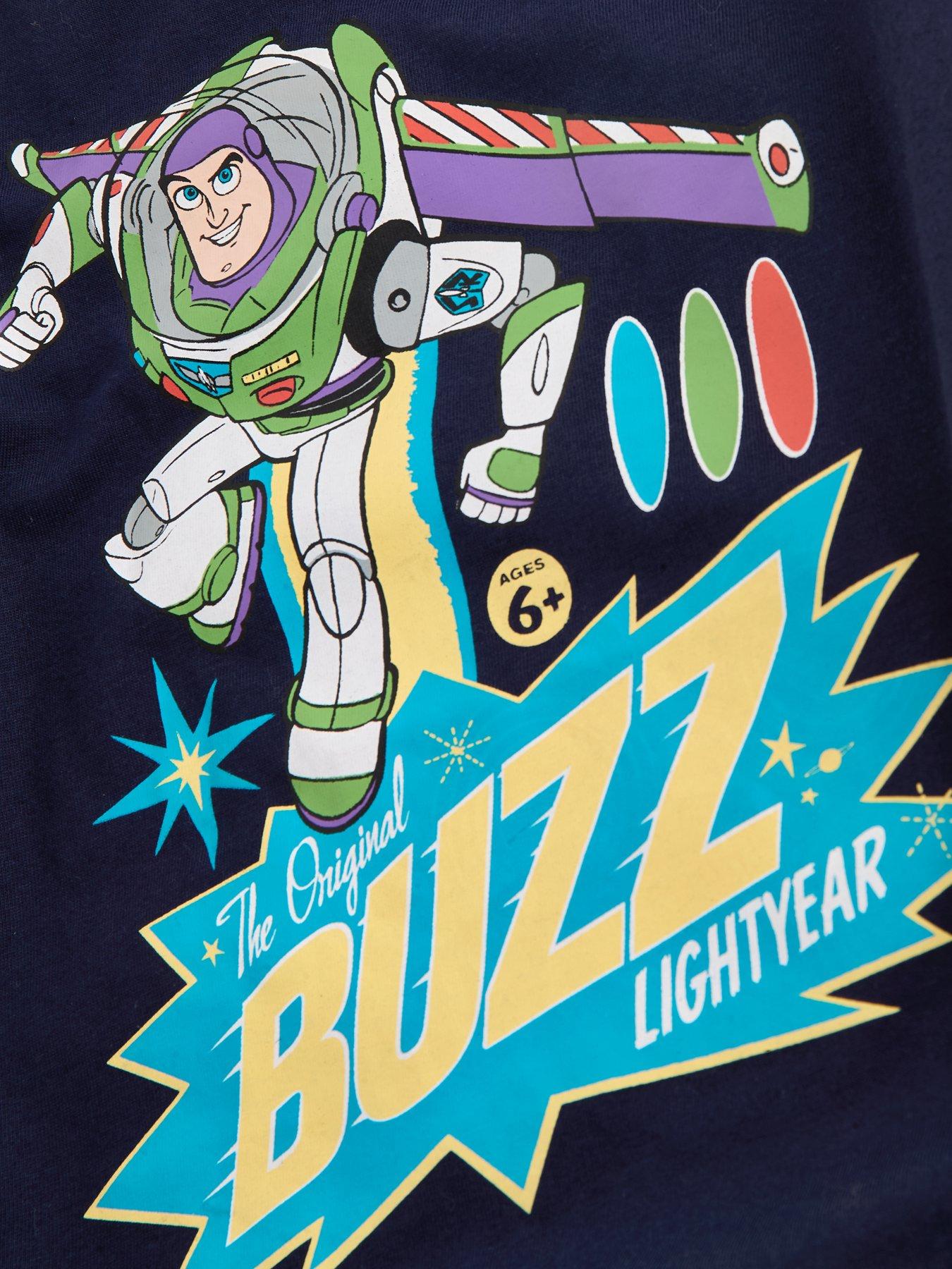 Image 4 of 5 of The Very Collection Buzz Lightyear Shortie Pyjama Set - Navy