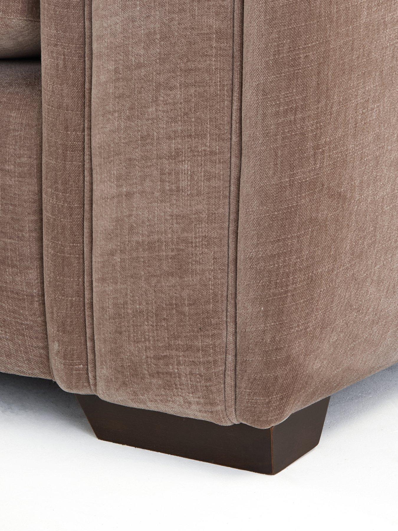 Image 4 of 7 of The Very Collection Carmen Right Hand Scatter Back Corner Chaise with Footstool - FSC&reg; Certified