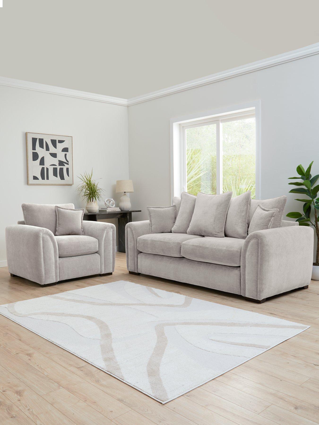 The Very Collection Carmen 3 Seater Scatter Sofa + Chair - FSC® Certified