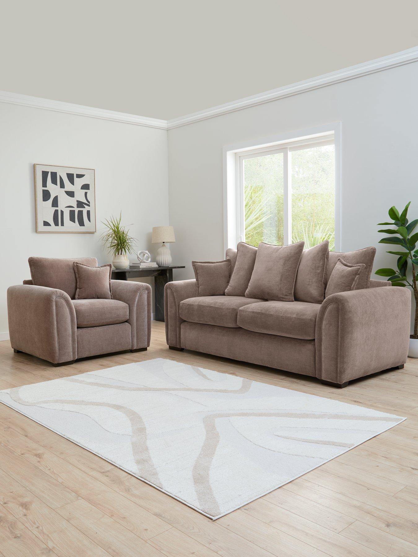 The Very Collection Carmen 3 Seater Scatter Sofa + Chair - FSC® Certified