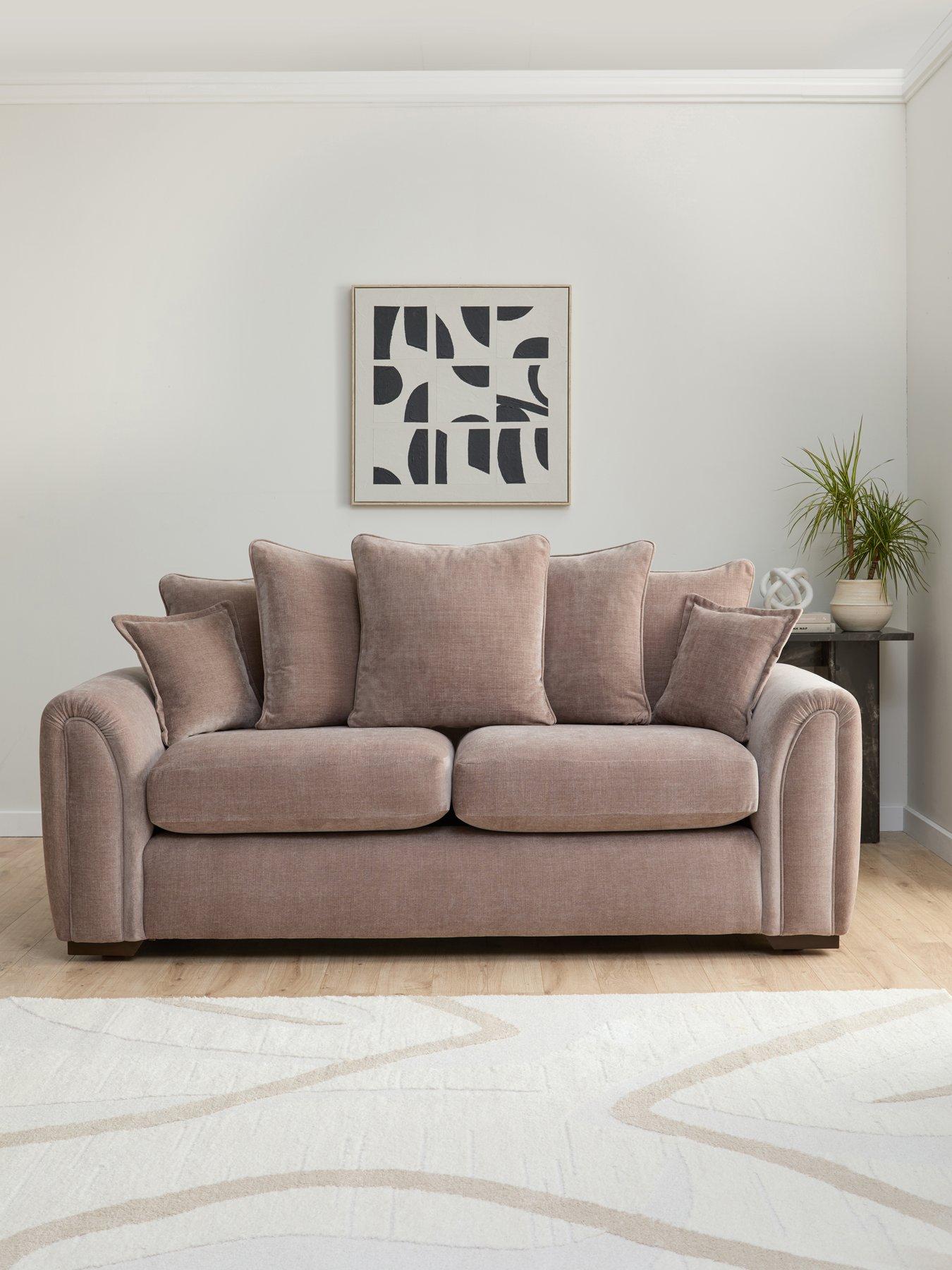 Image 1 of 7 of Very Home Carmen 3 Seater Scatter Back Sofa