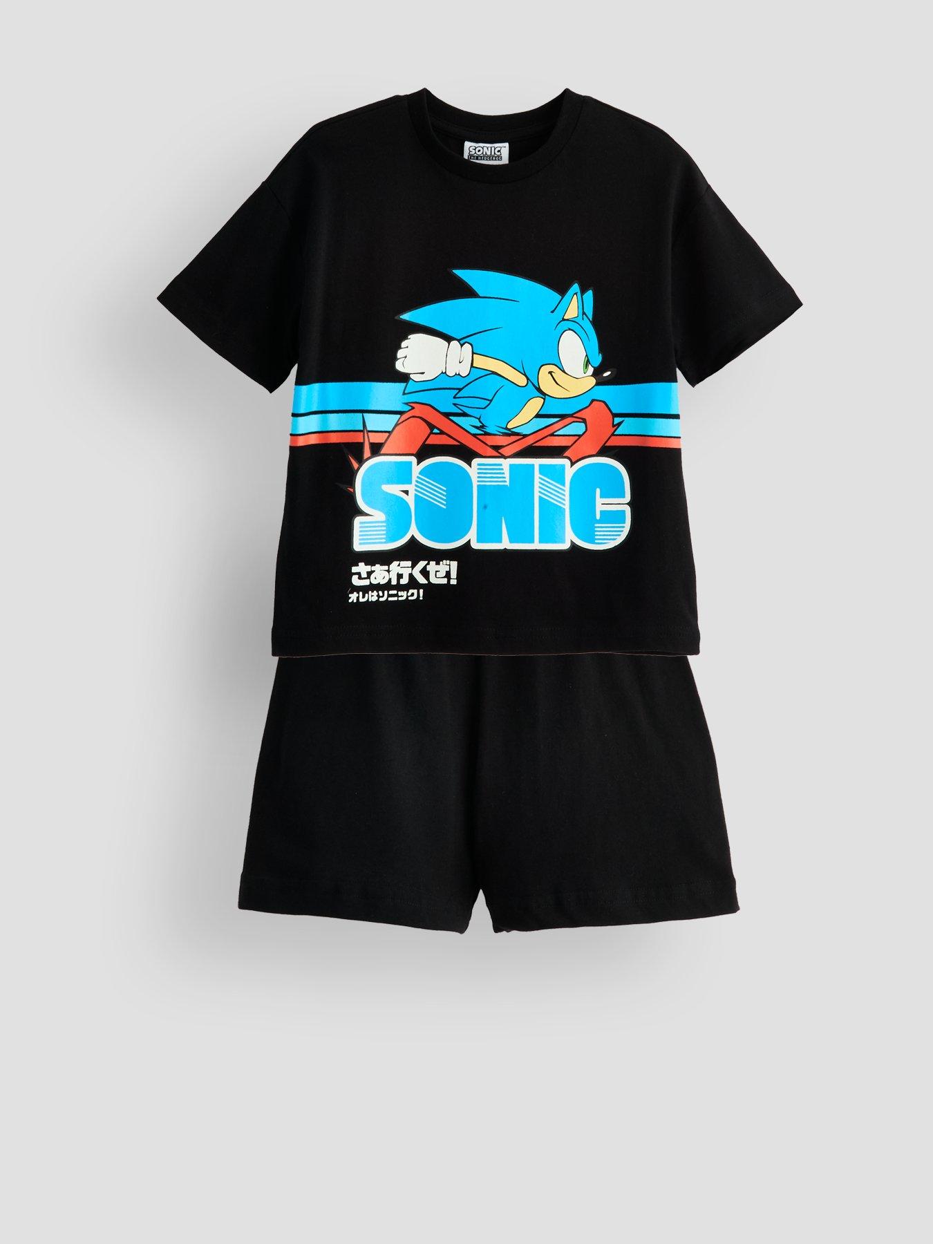 Image 6 of 6 of The Very Collection 2Pk Sonic Shortie Pyjamas - Blue