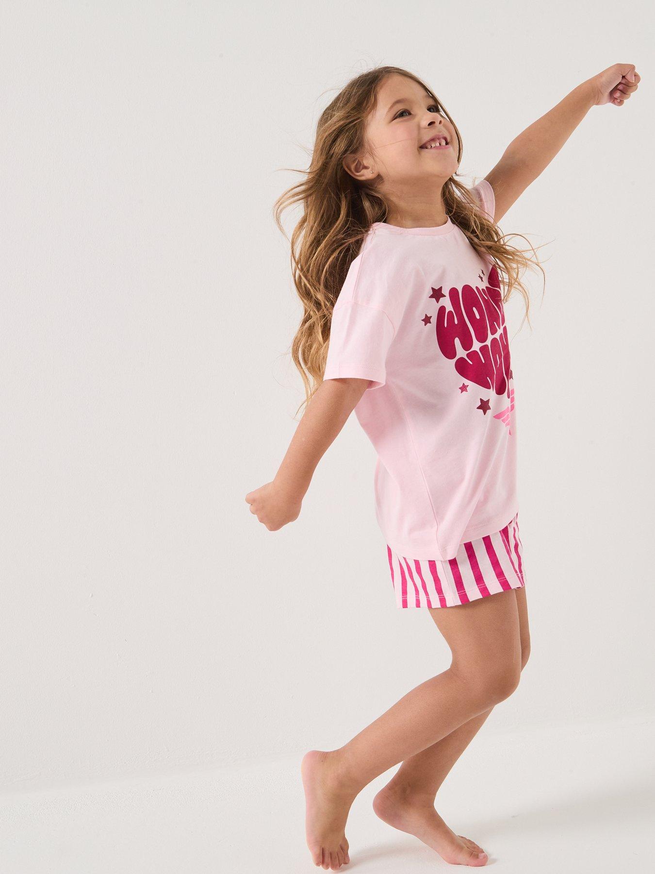 Image 3 of 6 of The Very Collection Wonder Woman Mini Me Pyjama - Pink