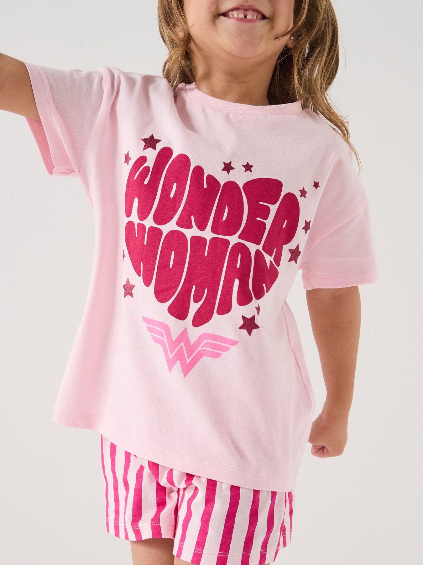 Image 5 of 6 of The Very Collection Wonder Woman Mini Me Pyjama - Pink