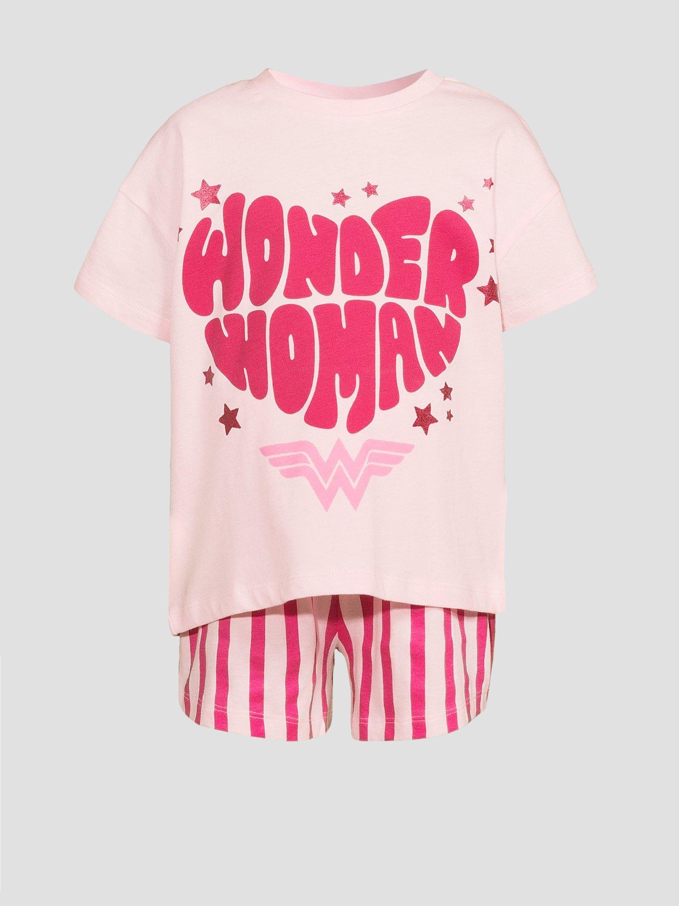Image 6 of 6 of The Very Collection Wonder Woman Mini Me Pyjama - Pink