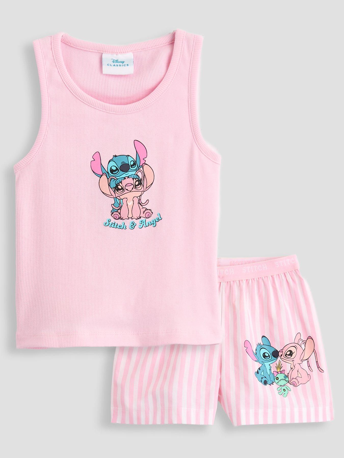 The Very Collection Stitch Rib Vest And Poplin Shortie Pyjamas - Pink