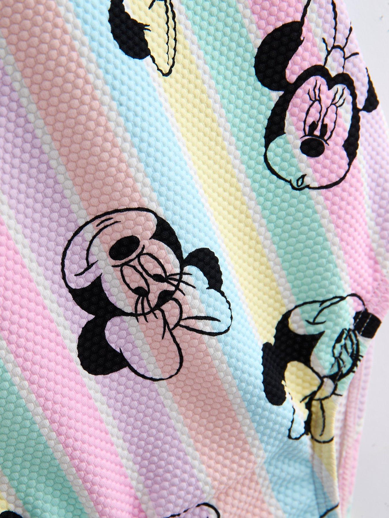 Image 3 of 5 of The Very Collection Minnie Mouse Stripe Swimsuit - Multi