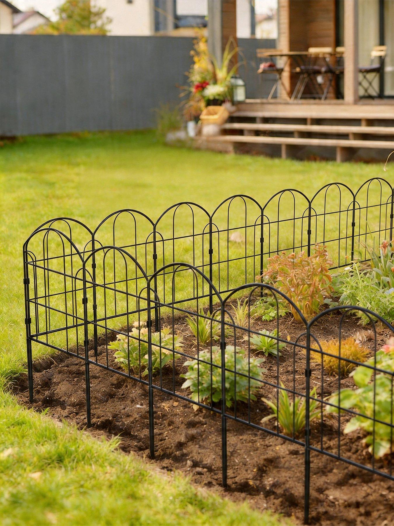 Living and Home 10Pcs Arches Garden Picket Fences