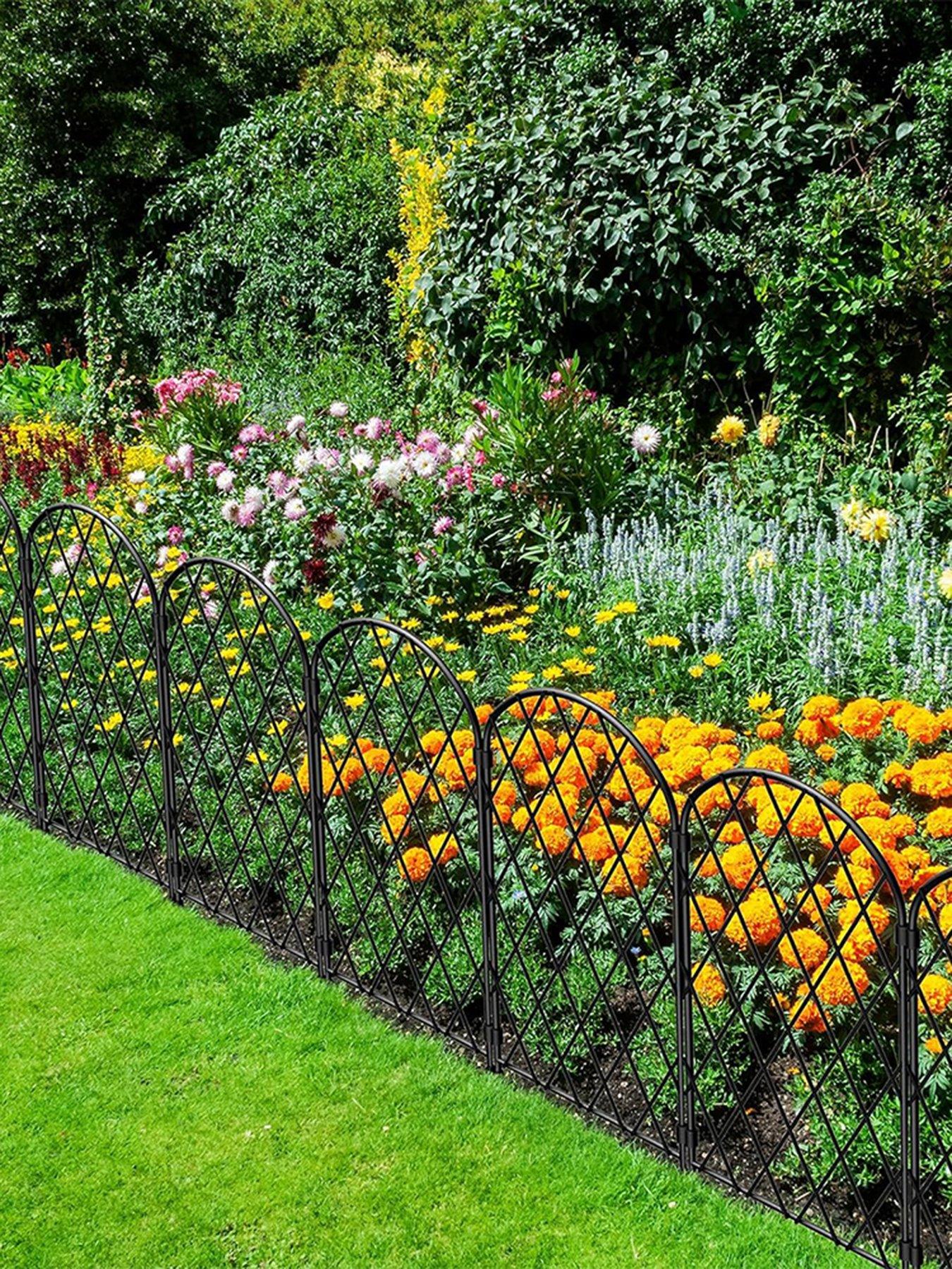 Living and Home 10Pcs Arches Garden Picket Fences