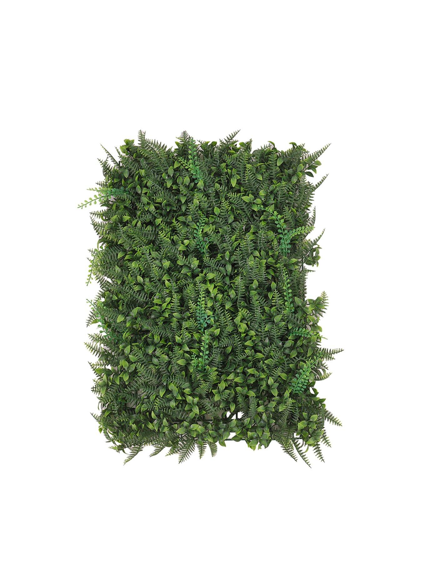 Image 3 of 6 of Living and Home Artificial Plant Hedge Green Grass Wall Panel Backdrop Decor for Indoor or Outdoor Decoration 400 x 600 mm