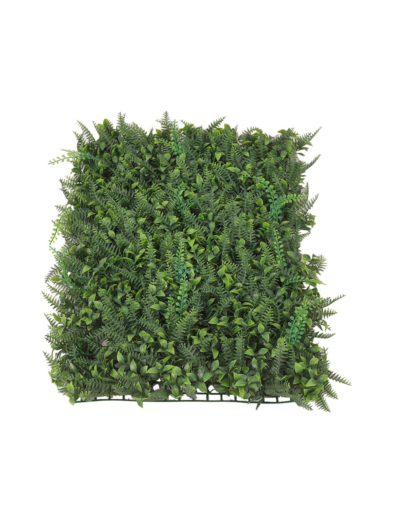 Image 4 of 6 of Living and Home Artificial Plant Hedge Green Grass Wall Panel Backdrop Decor for Indoor or Outdoor Decoration 400 x 600 mm