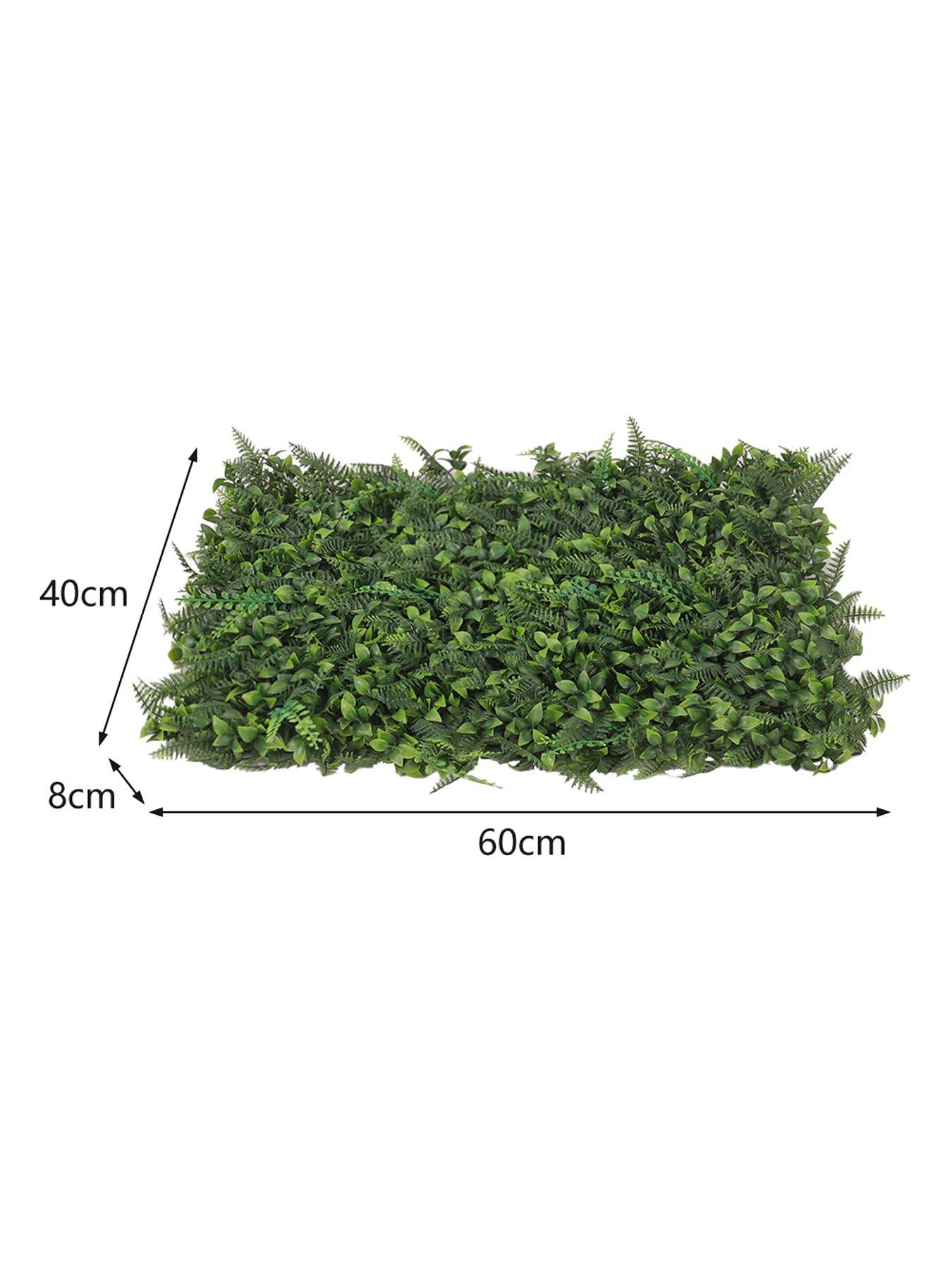 Image 6 of 6 of Living and Home Artificial Plant Hedge Green Grass Wall Panel Backdrop Decor for Indoor or Outdoor Decoration 400 x 600 mm