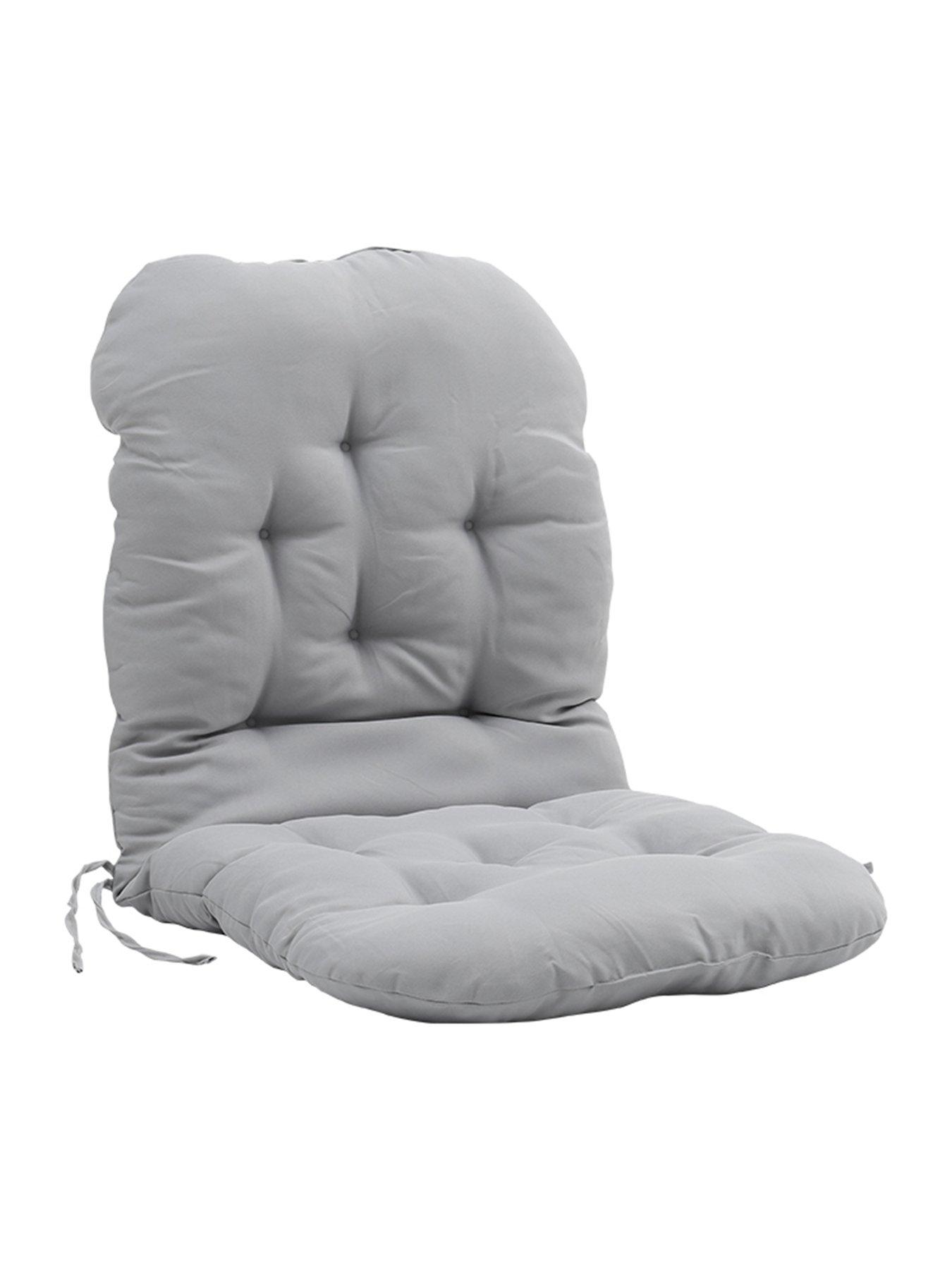 Living and Home Garden Seat Pad Light Grey L 120 cm x W 60 cm