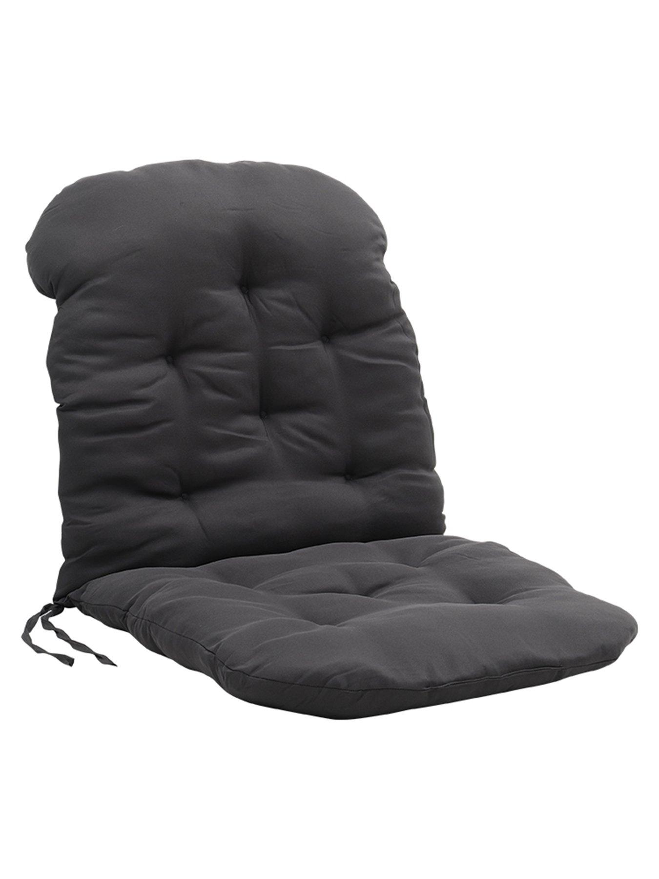 Living and Home Garden Seat Pad Dark Grey L 120 cm x W 60 cm