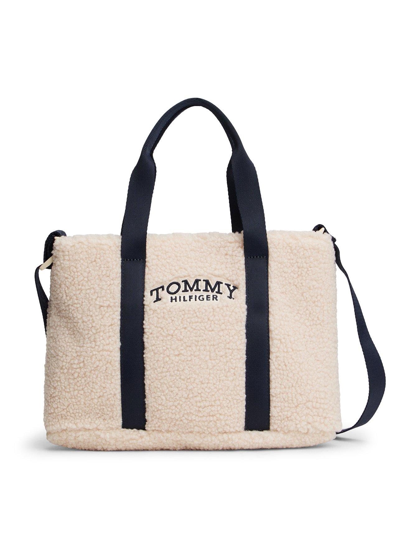 Image 1 of 5 of Tommy Hilfiger Girls Teddy Monotype Bag - Cream