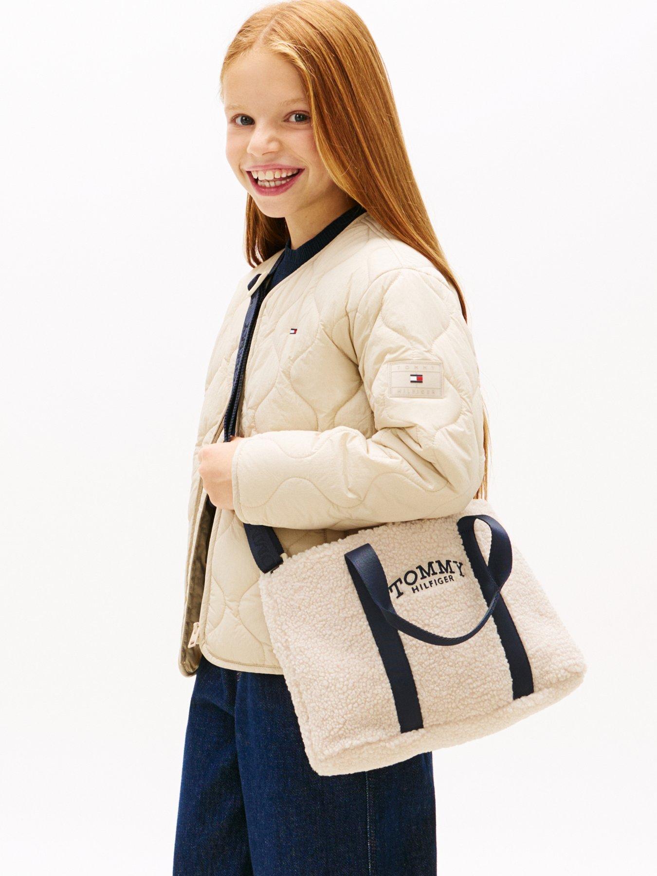 Image 2 of 5 of Tommy Hilfiger Girls Teddy Monotype Bag - Cream