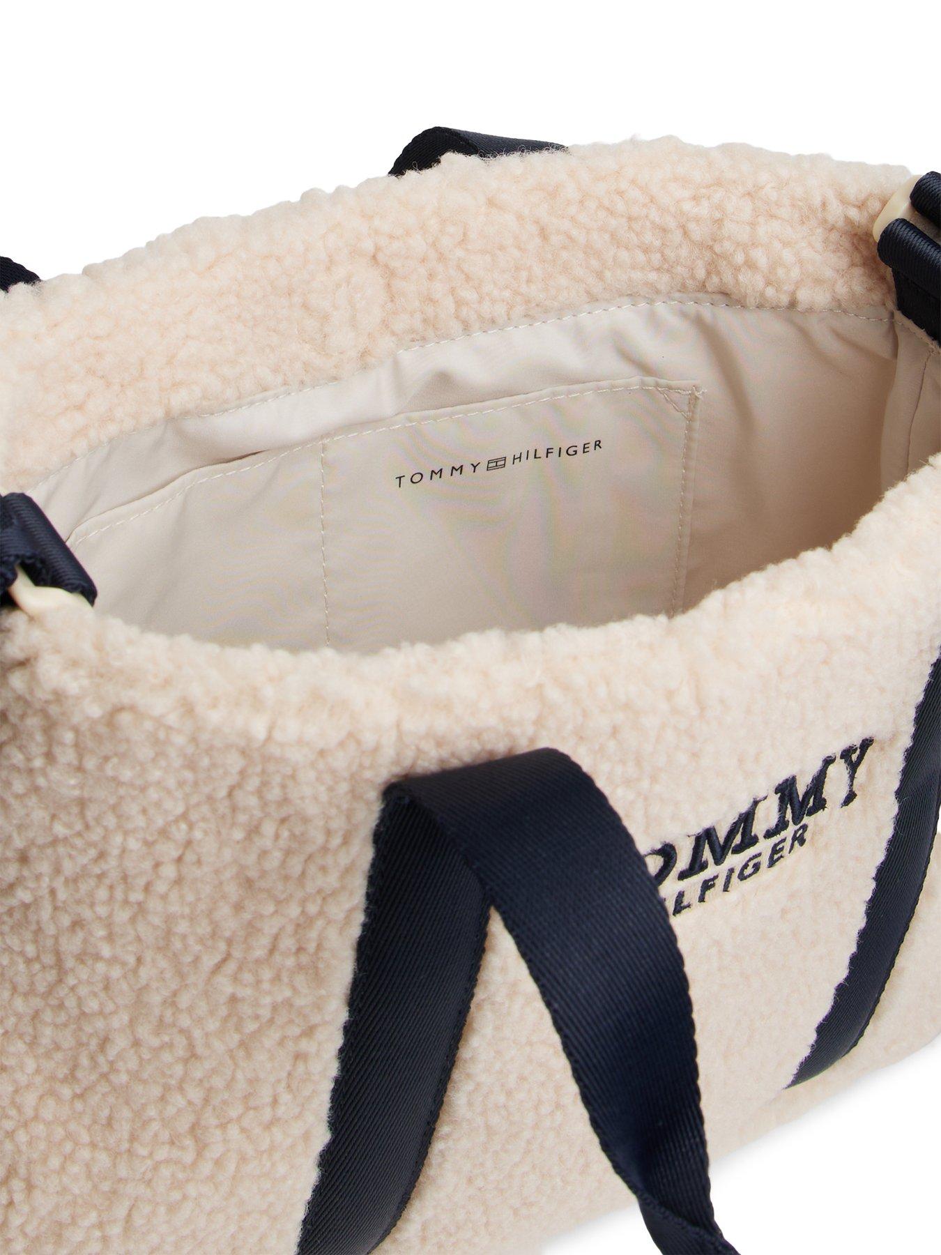 Image 4 of 5 of Tommy Hilfiger Girls Teddy Monotype Bag - Cream