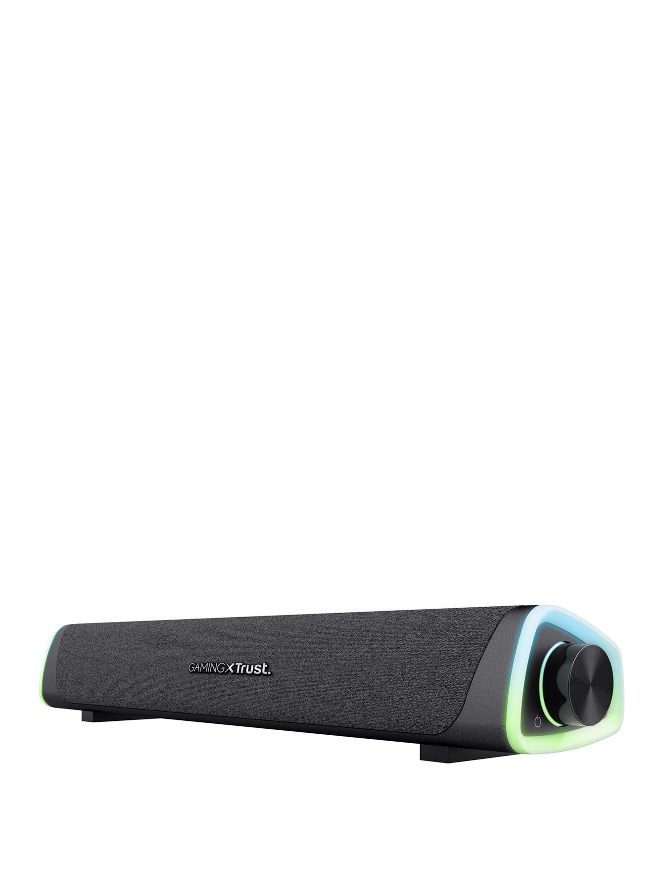 undefined GXT620 Axon RGB Illuminated Soundbar, PC Speaker for Computer, Laptop, Smartphone, Tablet, TV