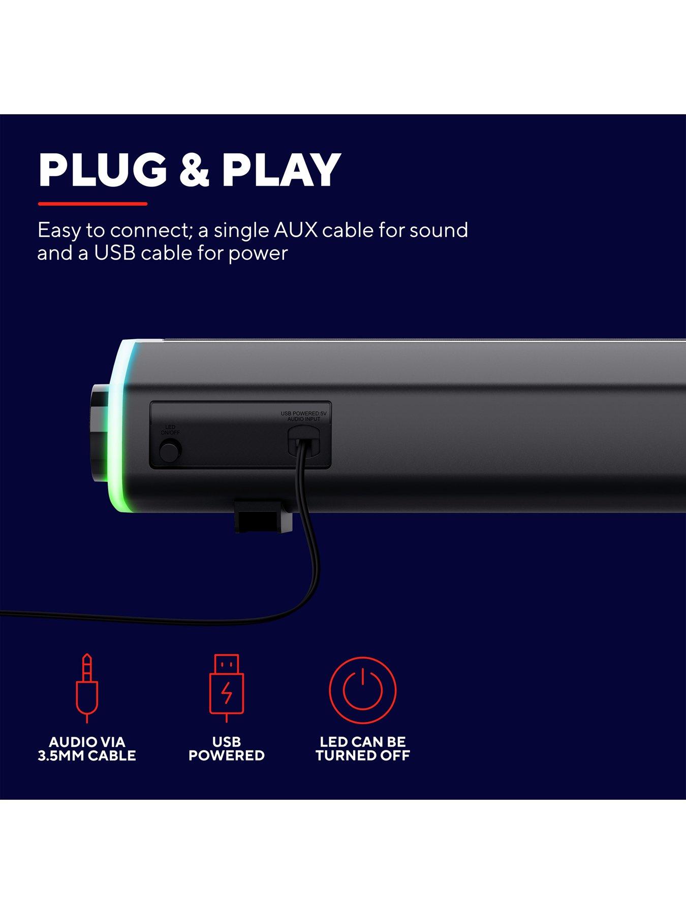  image of trust-gxt620-axon-rgb-illuminated-soundbar-pc-speaker-for-computer-laptop-smartphone-tablet-tv