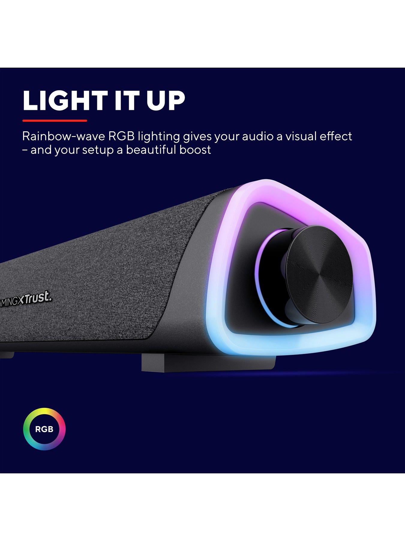  image of trust-gxt620-axon-rgb-illuminated-soundbar-pc-speaker-for-computer-laptop-smartphone-tablet-tv