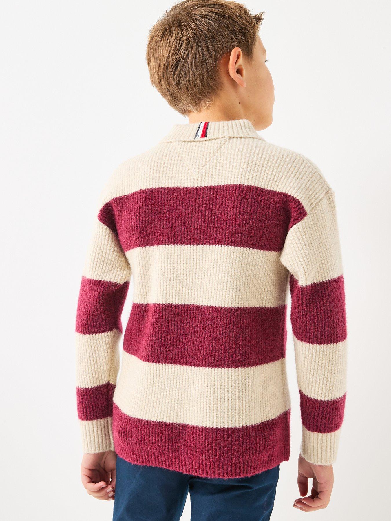 stillFront image of tommy-hilfiger-boys-wool-blend-rib-rugby-sweater-multi