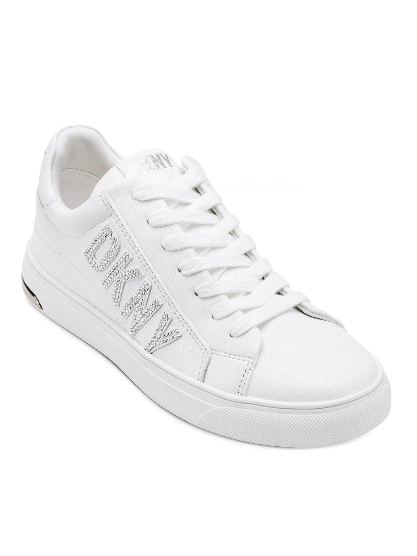 DKNY Adira Lace Up Sneaker - White