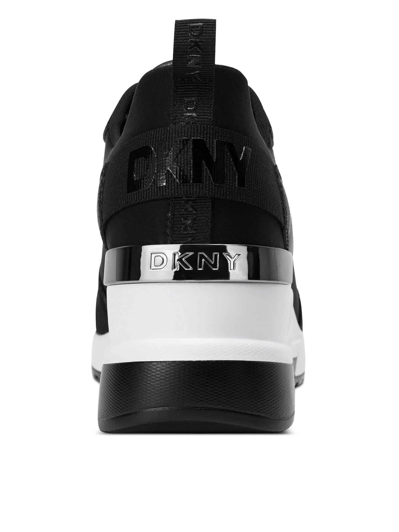  image of dkny-cait-wedge-sneaker-black