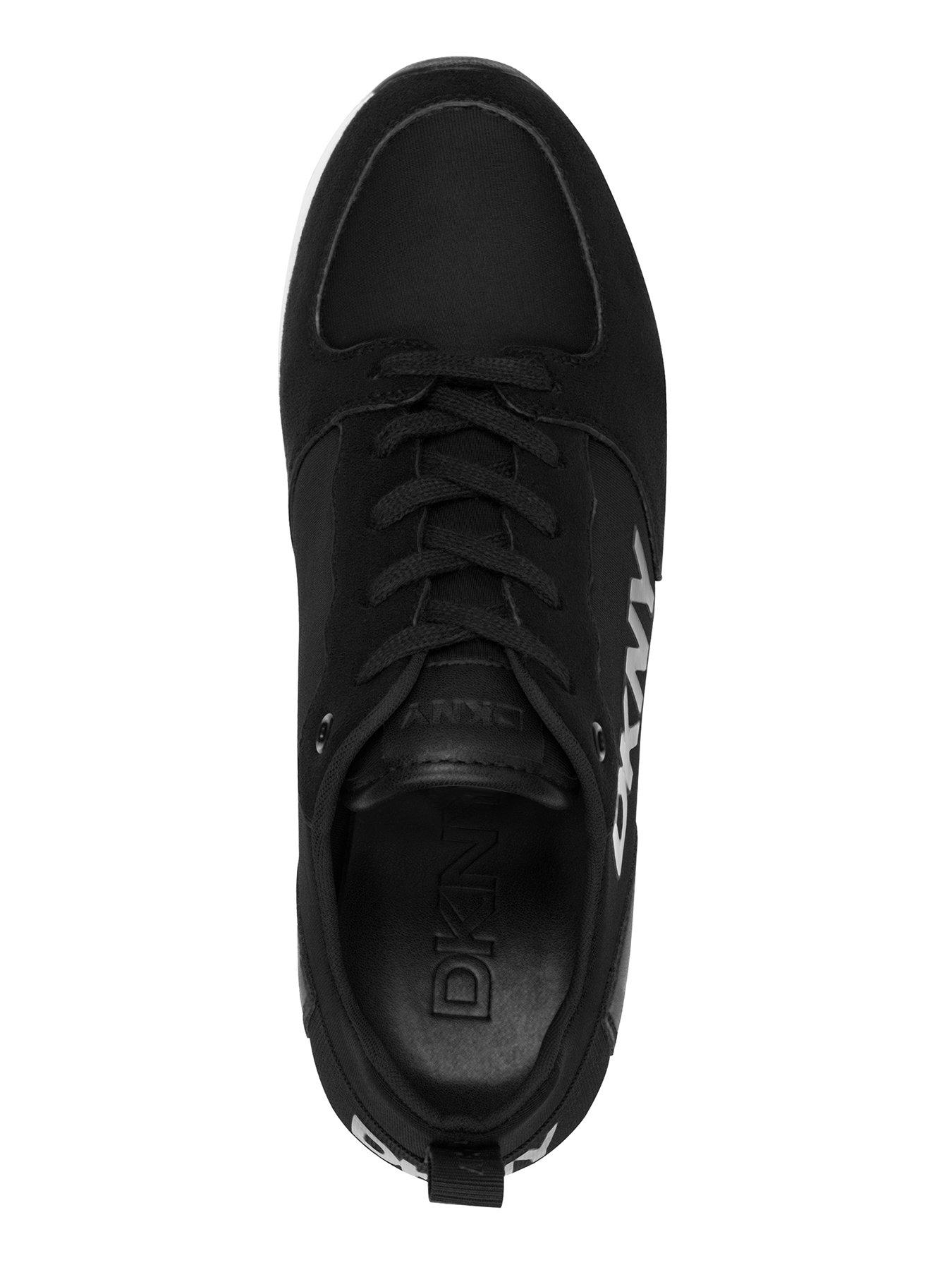  image of dkny-cait-wedge-sneaker-black
