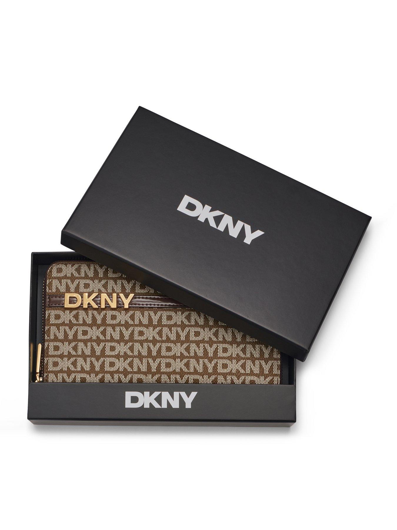 Image 6 of 6 of DKNY Avril Zip Around Wallet - Brown