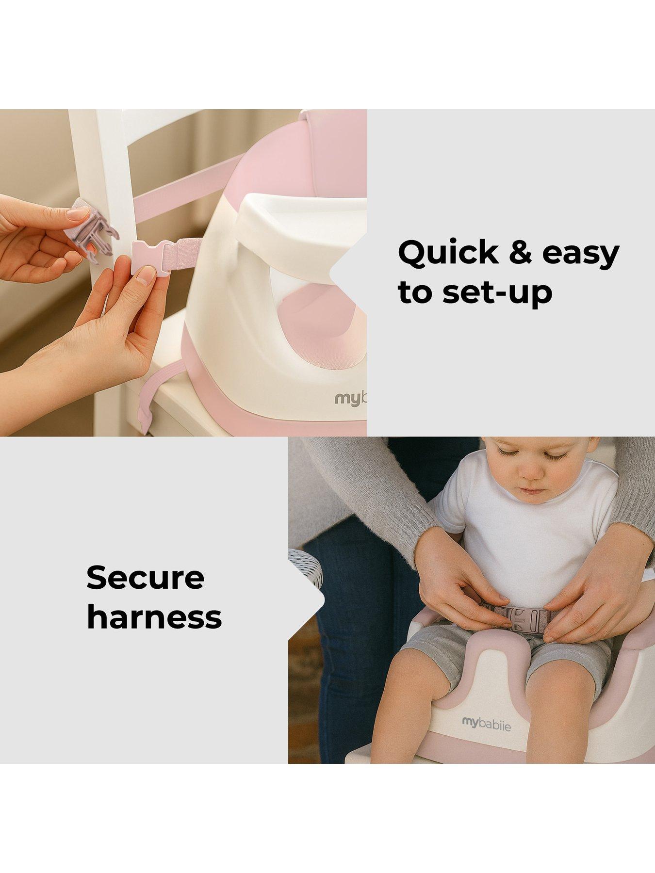 Image 5 of 7 of My Babiie MBHCB 2-in-1 Baby Booster Seat - Pink