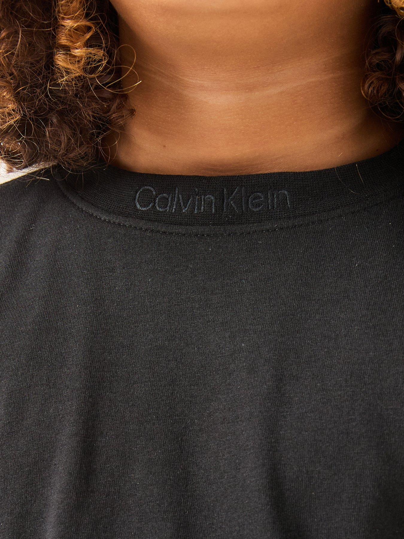  image of calvin-klein-jeans-boys-long-sleeve-t-shirt-black