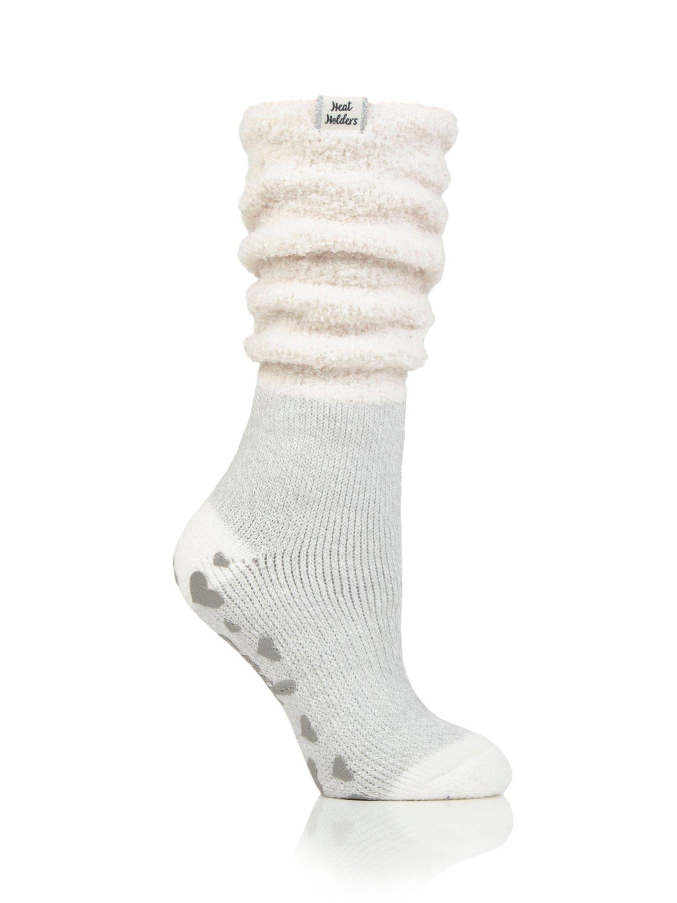 Heat Holders Heat Holders Cosy Hydra Socks - Cream/silver