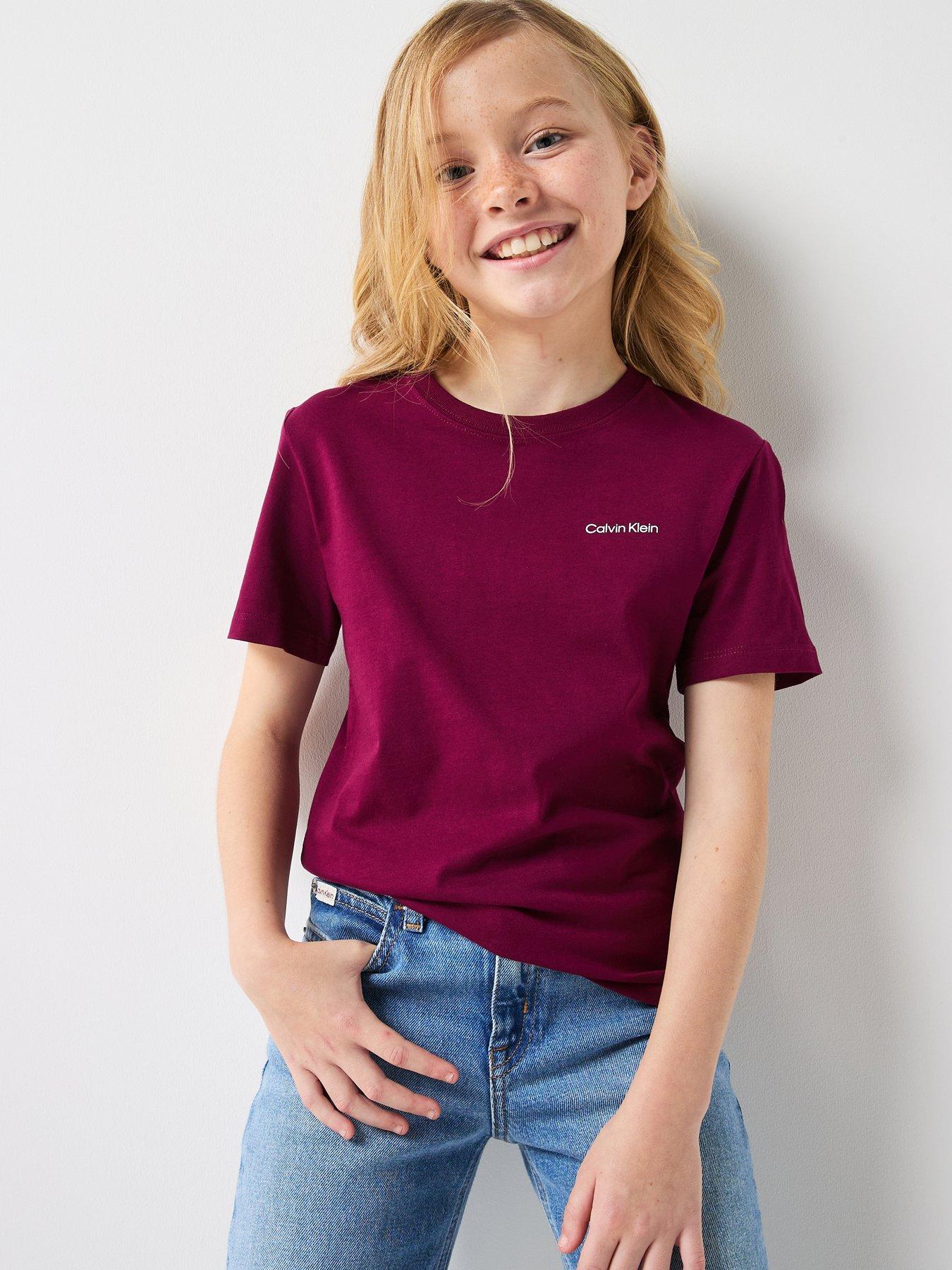 calvin-klein-jeans-girls-logo-short-sleeve-t-shirt-purple