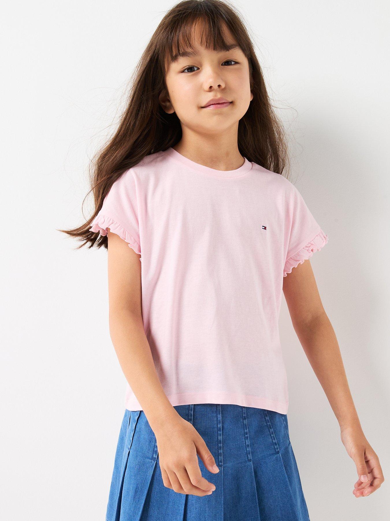 tommy-hilfiger-girls-essential-short-sleeve-top-pink