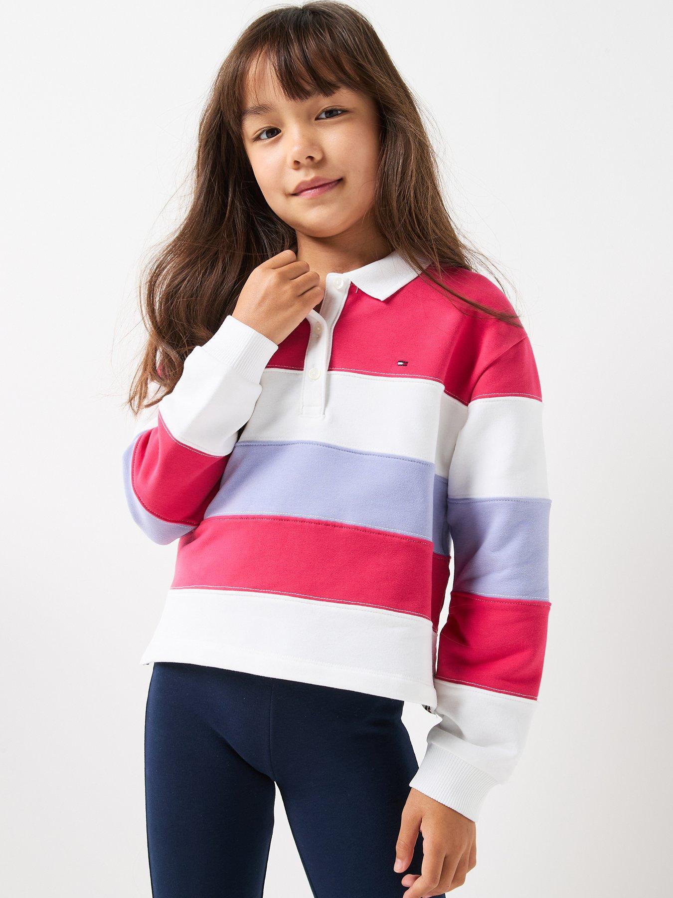 tommy-hilfiger-girls-colorblock-long-sleeve-polo-shirt-multi