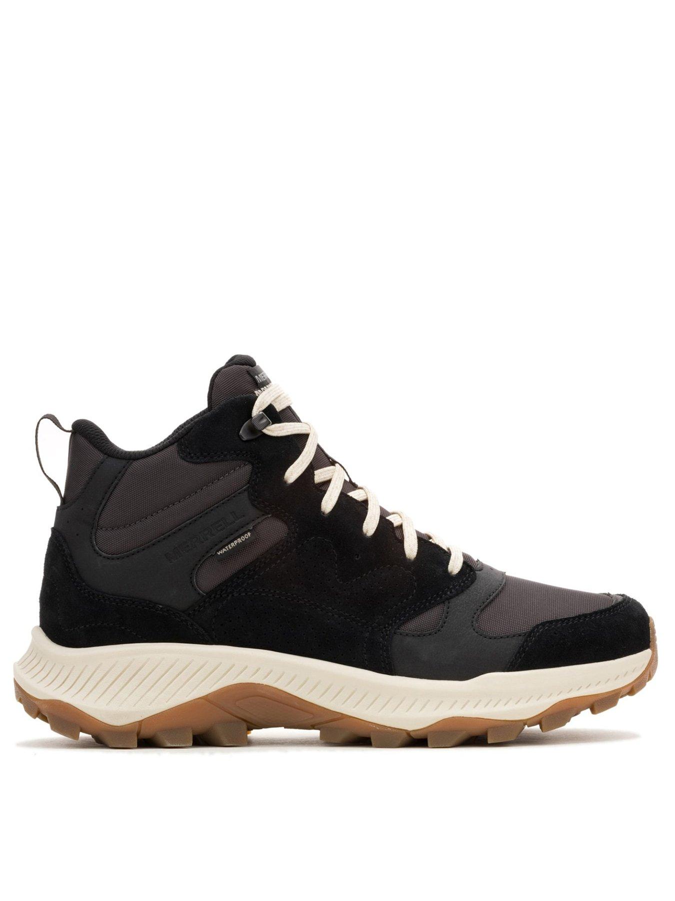 Image 1 of 6 of Merrell Mens Tempo Sol Mid Waterproof Boots - Black